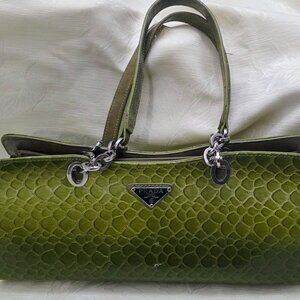 Prada Knock Off Green Purse